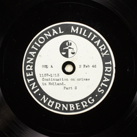 Day 49 International Military Tribunal, Nuremberg (Set A)

Click to enlarge