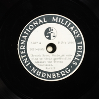 Day 53 International Military Tribunal, Nuremberg (Set A)

Click to enlarge