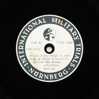 Day 53 International Military Tribunal, Nuremberg (Set A)

Click to enlarge