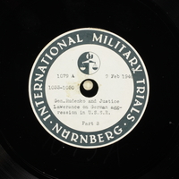 Day 55 International Military Tribunal, Nuremberg (Set A)

Click to enlarge