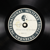 Day 57 International Military Tribunal, Nuremberg (Set A)

Click to enlarge