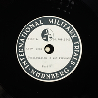 Day 59 International Military Tribunal, Nuremberg (Set A)

Click to enlarge