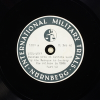 Day 64 International Military Tribunal, Nuremberg (Set A)

Click to enlarge
