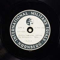 Day 66 International Military Tribunal, Nuremberg (Set A)

Click to enlarge