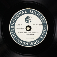Day 67 International Military Tribunal, Nuremberg (Set A)

Click to enlarge