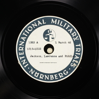 Day 71 International Military Tribunal, Nuremberg (Set A)

Click to enlarge