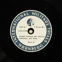 Day 74 International Military Tribunal, Nuremberg (Set A)

Click to enlarge