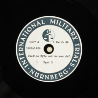 Day 75 International Military Tribunal, Nuremberg (Set A)

Click to enlarge