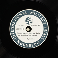 Day 76 International Military Tribunal, Nuremberg (Set A)

Click to enlarge