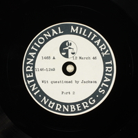 Day 79 International Military Tribunal, Nuremberg (Set A)

Click to enlarge