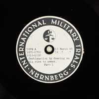 Day 81 International Military Tribunal, Nuremberg (Set A)

Click to enlarge