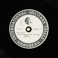 Day 81 International Military Tribunal, Nuremberg (Set A)

Click to enlarge