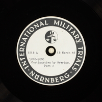 Day 82 International Military Tribunal, Nuremberg (Set A)

Click to enlarge