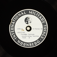 Day 84 International Military Tribunal, Nuremberg (Set A)

Click to enlarge