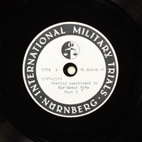 Day 87 International Military Tribunal, Nuremberg (Set A)

Click to enlarge