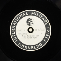 Day 89 International Military Tribunal, Nuremberg (Set A)

Click to enlarge