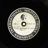 Day 90 International Military Tribunal, Nuremberg (Set A)

Click to enlarge