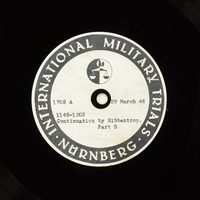 Day 94 International Military Tribunal, Nuremberg (Set A)

Click to enlarge