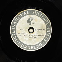 Day 96 International Military Tribunal, Nuremberg (Set A)

Click to enlarge