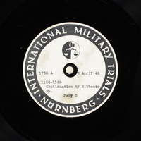 Day 97 International Military Tribunal, Nuremberg (Set A)

Click to enlarge