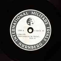Day 101 International Military Tribunal, Nuremberg (Set A)

Click to enlarge