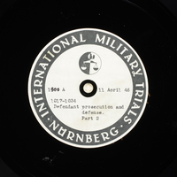 Day 105 International Military Tribunal, Nuremberg (Set A)

Click to enlarge
