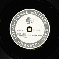 Day 117 International Military Tribunal, Nuremberg (Set A)

Click to enlarge
