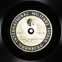 Day 120 International Military Tribunal, Nuremberg (Set A)

Click to enlarge