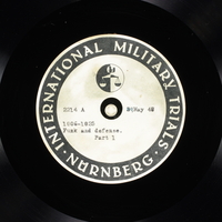 Day 121 International Military Tribunal, Nuremberg (Set A)

Click to enlarge