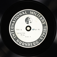 Day 123 International Military Tribunal, Nuremberg (Set A)

Click to enlarge