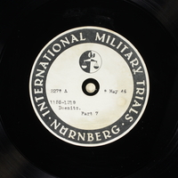 Day 125 International Military Tribunal, Nuremberg (Set A)

Click to enlarge