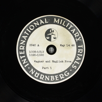Day 129 International Military Tribunal, Nuremberg (Set A)

Click to enlarge