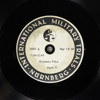 Day 130 International Military Tribunal, Nuremberg (Set A)

Click to enlarge