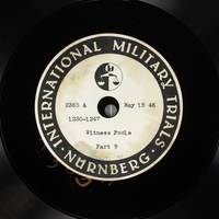 Day 130 International Military Tribunal, Nuremberg (Set A)

Click to enlarge