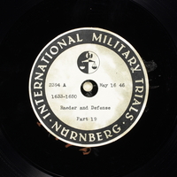 Day 131 International Military Tribunal, Nuremberg (Set A)

Click to enlarge