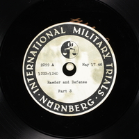 Day 132 International Military Tribunal, Nuremberg (Set A)

Click to enlarge