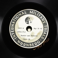 Day 134 International Military Tribunal, Nuremberg (Set A)

Click to enlarge