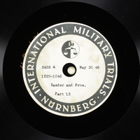 Day 134 International Military Tribunal, Nuremberg (Set A)

Click to enlarge
