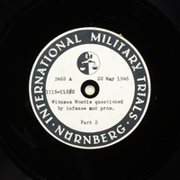 Day 136 International Military Tribunal, Nuremberg (Set A)

Click to enlarge