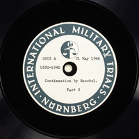 Day 143 International Military Tribunal, Nuremberg (Set A)

Click to enlarge