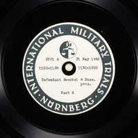 Day 143 International Military Tribunal, Nuremberg (Set A)

Click to enlarge
