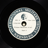Day 144 International Military Tribunal, Nuremberg (Set A)

Click to enlarge
