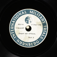 Day 145 International Military Tribunal, Nuremberg (Set A)

Click to enlarge