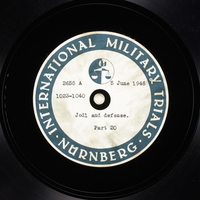 Day 147 International Military Tribunal, Nuremberg (Set A)

Click to enlarge