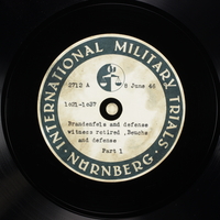 Day 150 International Military Tribunal, Nuremberg (Set A)

Click to enlarge