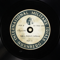 Day 151 International Military Tribunal, Nuremberg (Set A)

Click to enlarge