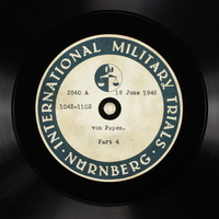 Day 157 International Military Tribunal, Nuremberg (Set A)

Click to enlarge
