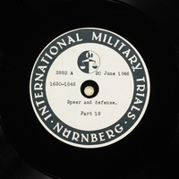 Day 159 International Military Tribunal, Nuremberg (Set A)

Click to enlarge