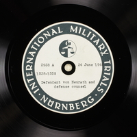 Day 162 International Military Tribunal, Nuremberg (Set A)

Click to enlarge