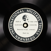 Day 162 International Military Tribunal, Nuremberg (Set A)

Click to enlarge